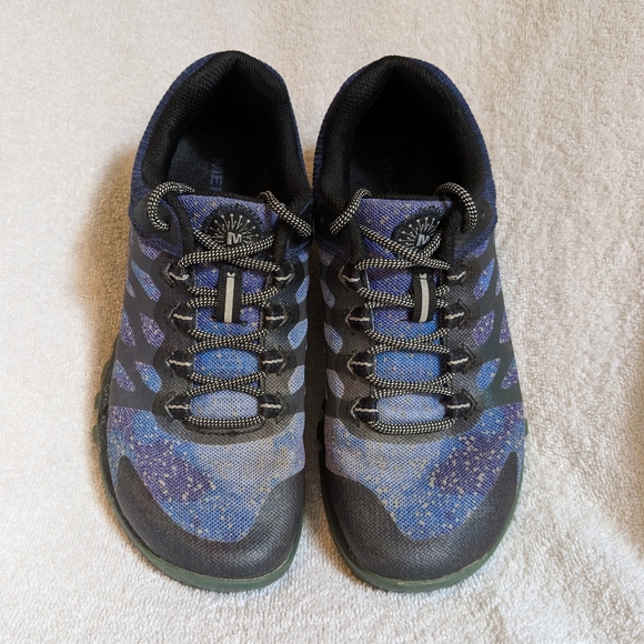 Merrell Antira 2 Night Sky Star Cross Country Jogging Shoes Women's 6.5 Blue - Picture 2 of 11
